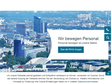 Tablet Screenshot of peag-online.de